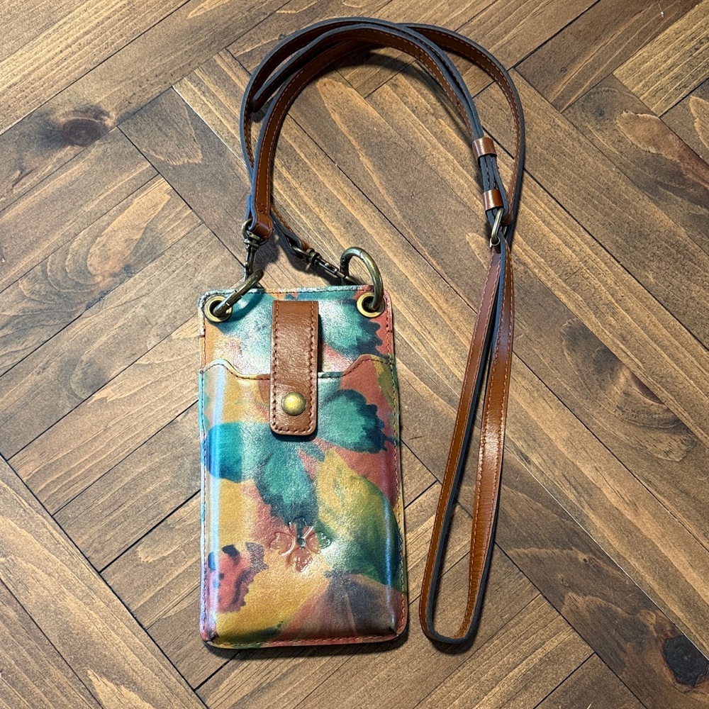 Colorful Leather Crossbody Bag